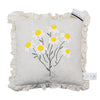 Coussin à broderie fleurie HomeStyles, 18 po x 18 po