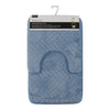 HomeStyles Geo Flannel Bath Mat Set, 2-Piece