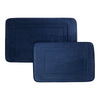 Ens. de tapis de bain texturés en mousse mémoire HomeStyles, 2 pièces