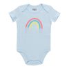 MONKEY BARS Infant Girls' Rainbow Fun Short Sleeve Printed Onesie, 0-24 Month