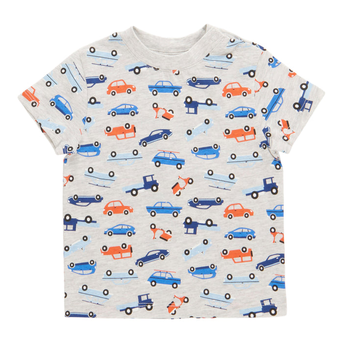 MONKEY BARS Infant Boys' Cool Waves Printed Short Sleeve T-Shirt, 12-24 Month