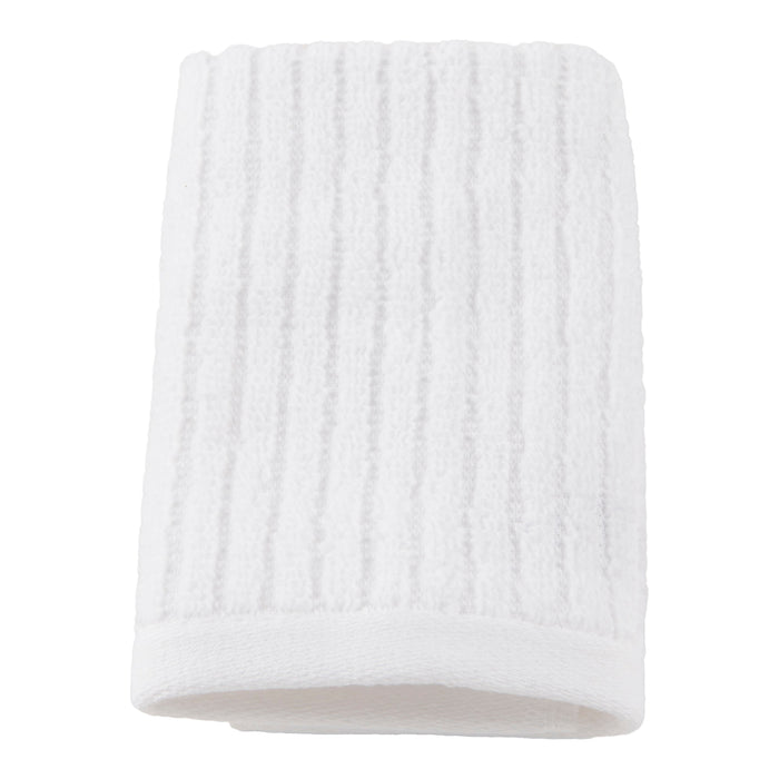 HomeStyles Solid Ribbed Face Cloth, 13-in x 13-in.