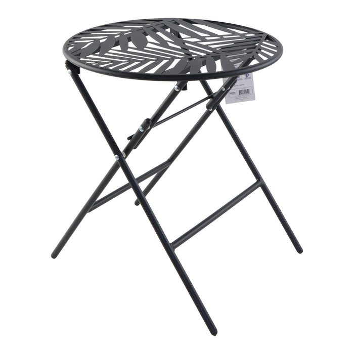 Foldable Cut-Out Bistro Side Table, 16-in x 18-in.