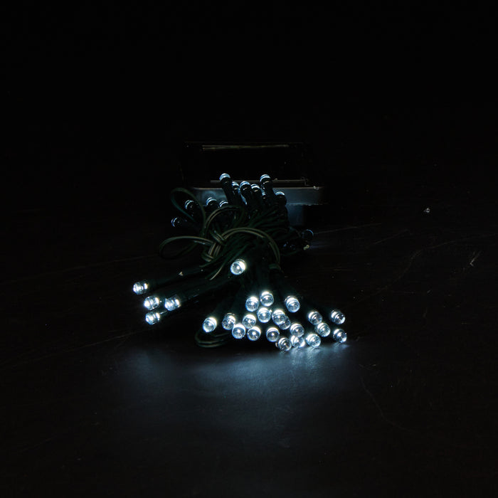 Guirlande lumineuse à énergie solaire de 50 DEL Solar Living - blanc froid, 19 pi