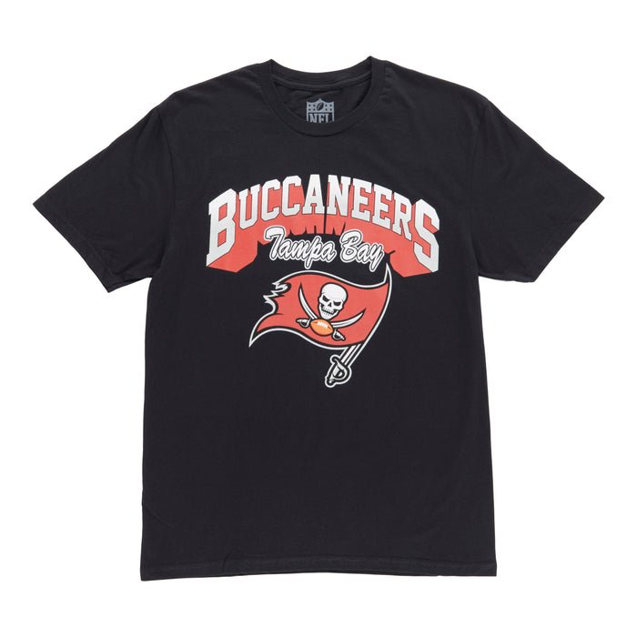 T-shirt à manches courtes Buccaneers de Tampa Bay de la NFL sous licence pour hommes