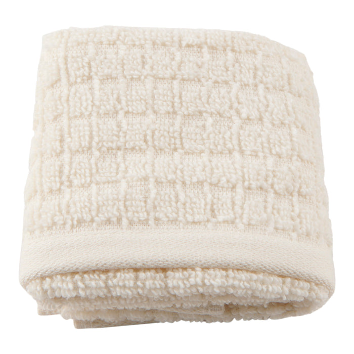 Débarbouillette en coton gaufré sans torsion HomeStyles, 13 po x 13 po