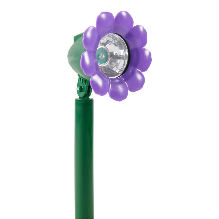 Solar Sunflower Stake Light, 3.5-in x 14-in.