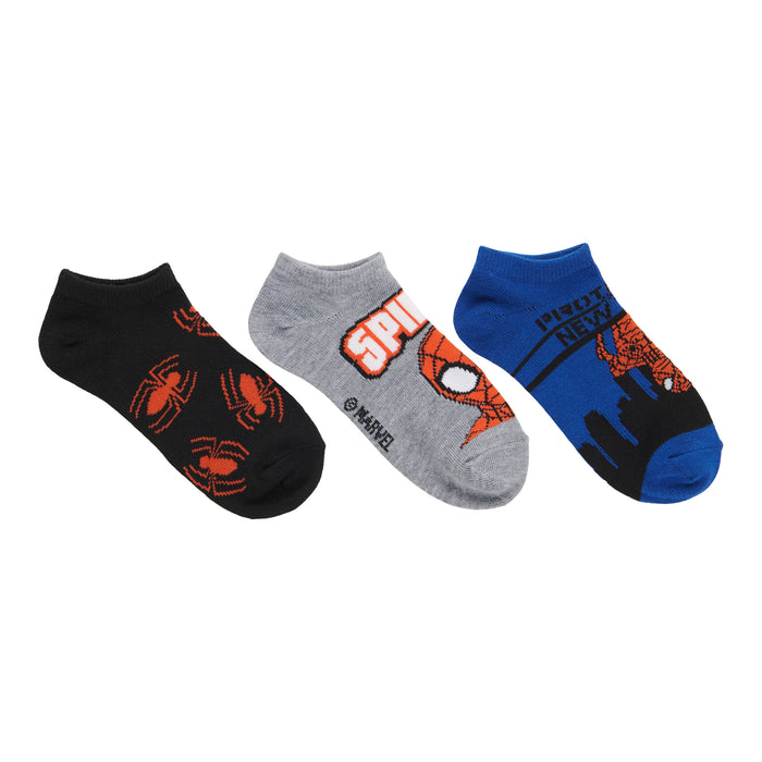 Boys' Licensed Printed No Show Socks, 3-Pack