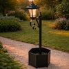 Solar Planter Post Light, 10.5-in x 10.5-in x 28-in.