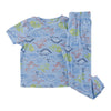 Ensemble de pyjama à manches courtes imprimé pour bébés garçons Vague de fraîcheur MONKEY BARS, 12-24 mois