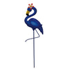 HomeStyles Metal Flamingo Garden Stake, 4-in x 17-in.