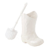 HomeStyles Boot/Bow Toilet Brush Set, 2 Piece
