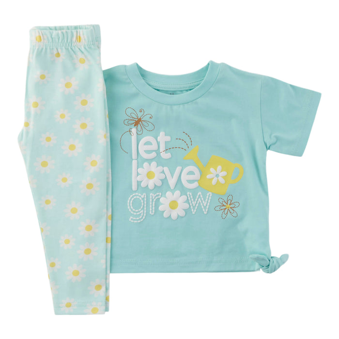 Ensemble de legging imprimé pour bébés filles, 2 pièces, 12-24 mois