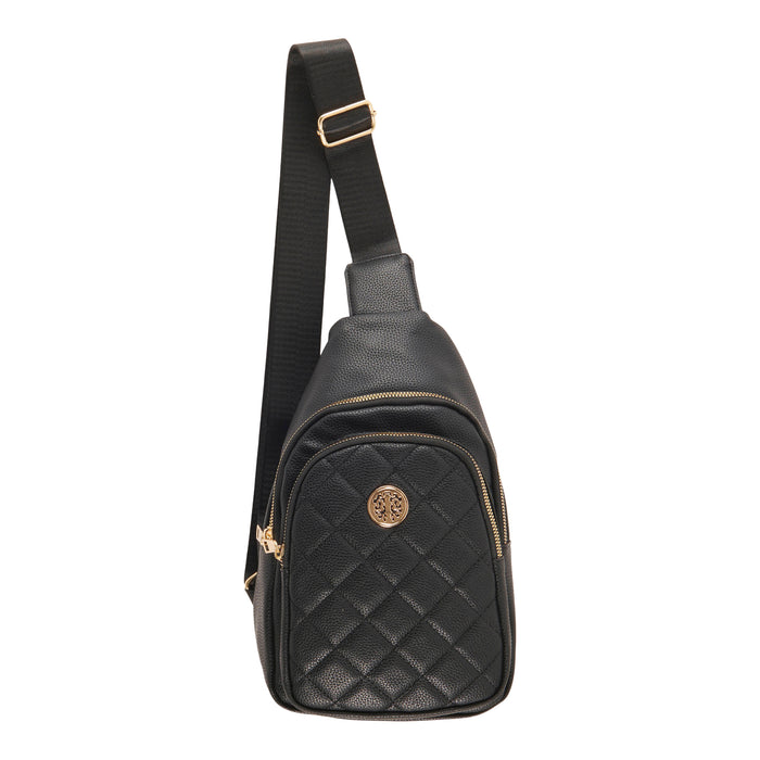 Sling Bag with Quilted Front