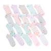 Chaussettes invisibles imprimées Pickle & Dot pour filles, emb. de 20