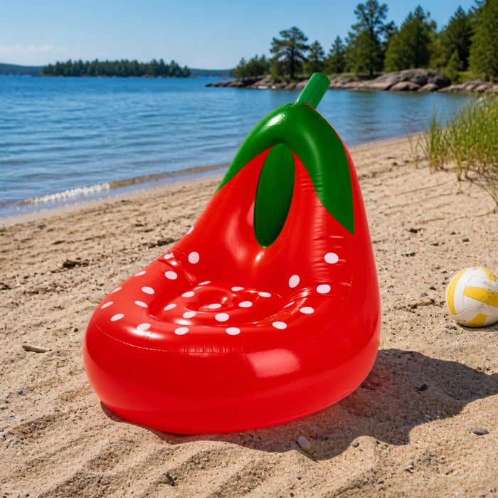 Chaise gonflable à motif de fruit, 34 po x 45 po x 42 po