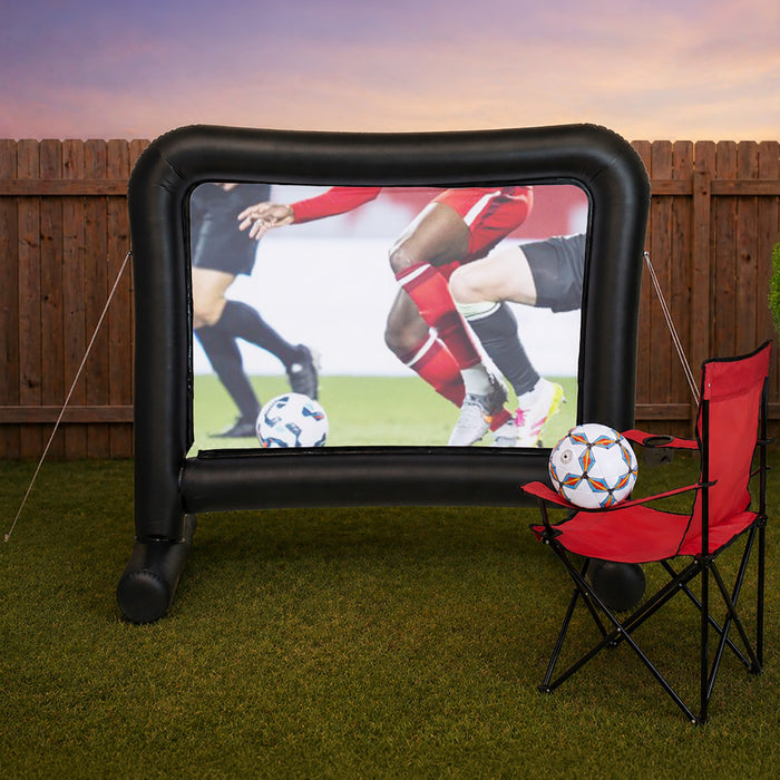 Inflatable Projector Screen, 67-in x 35-in x 58-in.