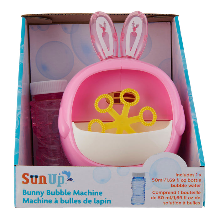 Bunny Bubble Machine, 4-in x 4-in x 5.5-in.