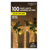 Guirlande de 100 mini-ampoules à DEL à énergie solaire Danson Décor, blanc chaud, 39 pi