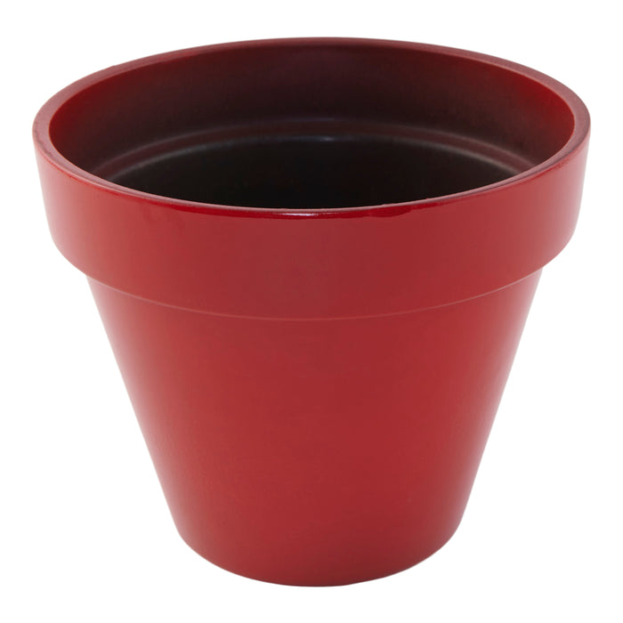 Stephanie Plastic Planter, 5.7-in x 4.8-in.