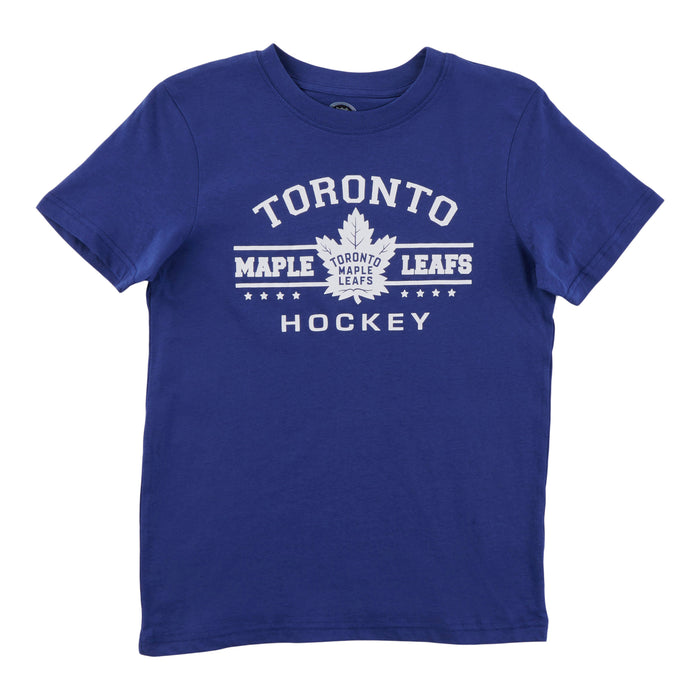 T-shirt à manches courtes de la LNH pour garçons, Maple Leafs de Toronto