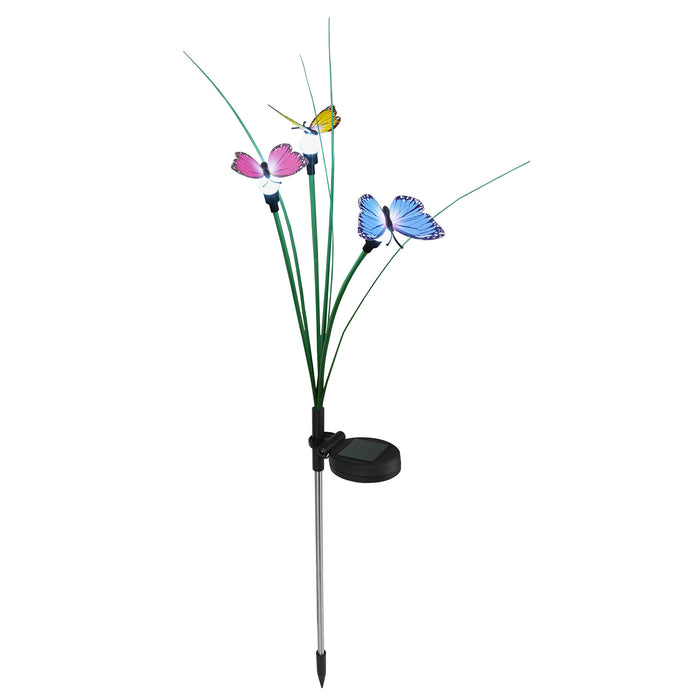 HomeStyles 3 LED Butterfly Stake Light, 30.5-in.