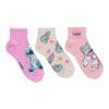 Women's Licensed Quarter Crew Socks, 3-Pack