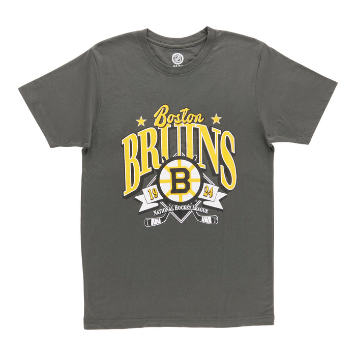 Tee-shirt à manches courtes Boston Bruins sous licence LNH pour hommes
