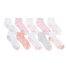 Women's Branded Quarter Crew Socks, 20-Pack