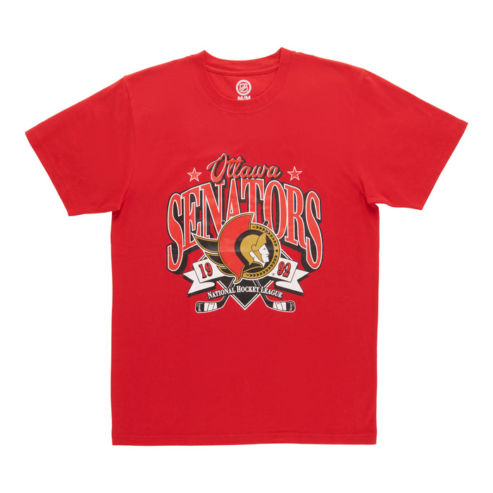 NHL Men's Licensed Ottawa Senators Short Sleeve T-Shirt