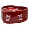 HomeStyles 3-Wick Ceramic Heart Candle, Mon Cheri, 14-oz.