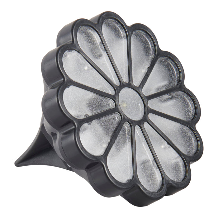 Solar Flower Light, 3.5-in x 3.5-in x 3.5-in.