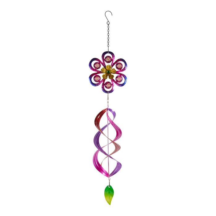 Flower Wind Spinner, 6-in x 31-in.