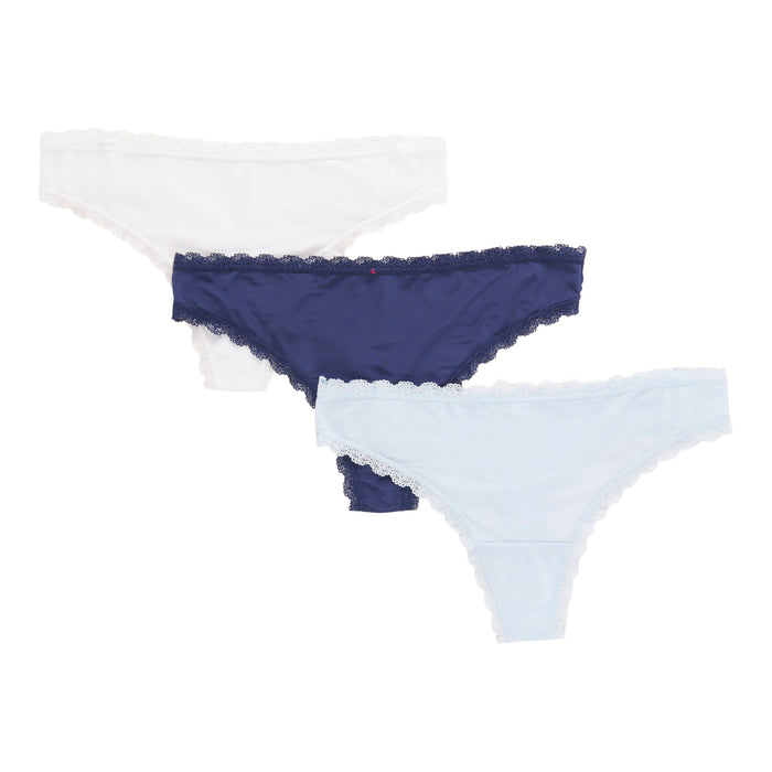 Carisma Women's Thongs, 3-Pack