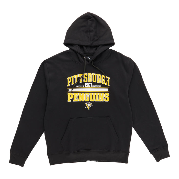 Chandail à capuchon à manches longues Pittsburgh Penguins sous licence LNH pour hommes