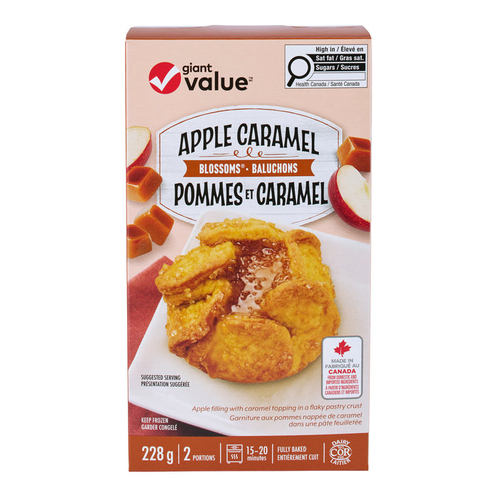 Baluchons Pommes et caramel Giant Value, emb. de 2, 228 g