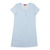 Chemise de nuit boutonnée à manches courtes Carisma pour femmes