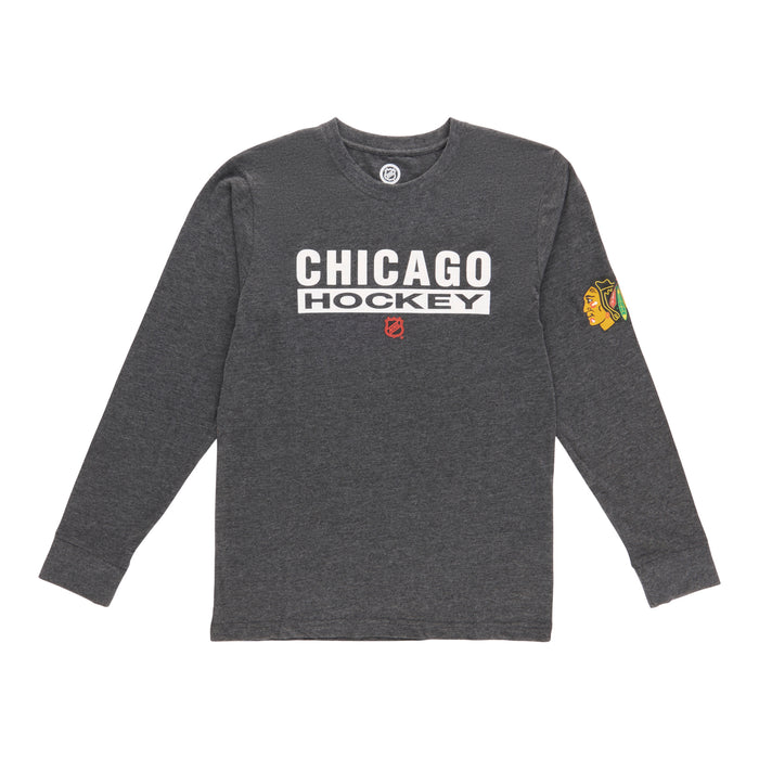 NHL Men's Licensed Chicago Blackhawks Long Sleeve T-Shirt