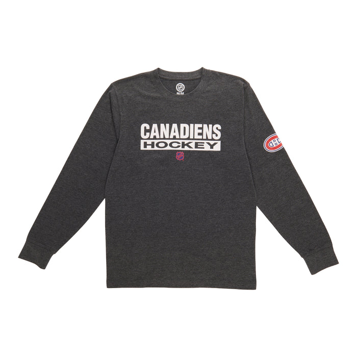 NHL Men's Licensed Montreal Canadiens Long Sleeve T-Shirt