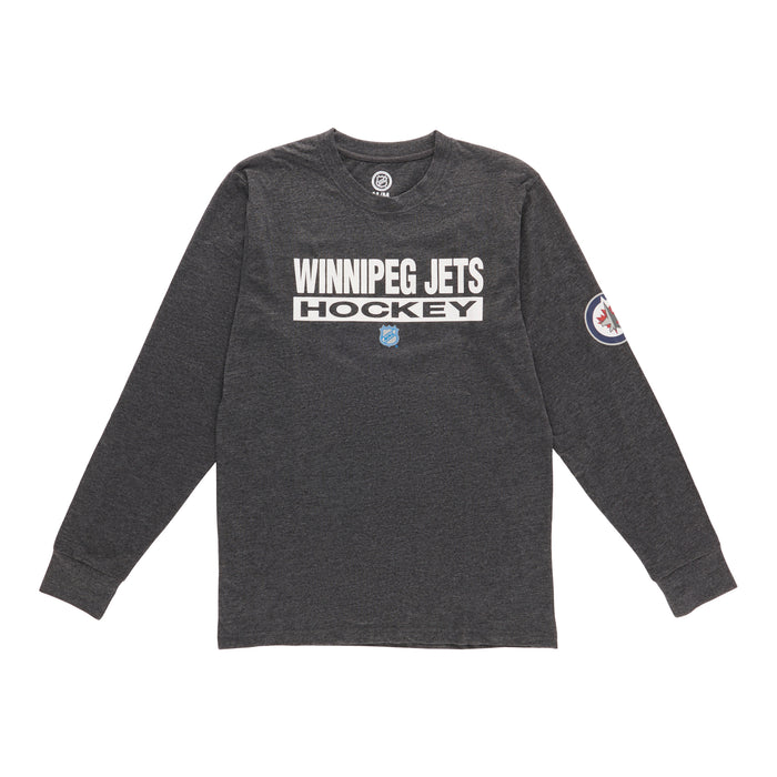 Tee-shirt à manches longues Winnipeg Jets sous licence LNH pour hommes