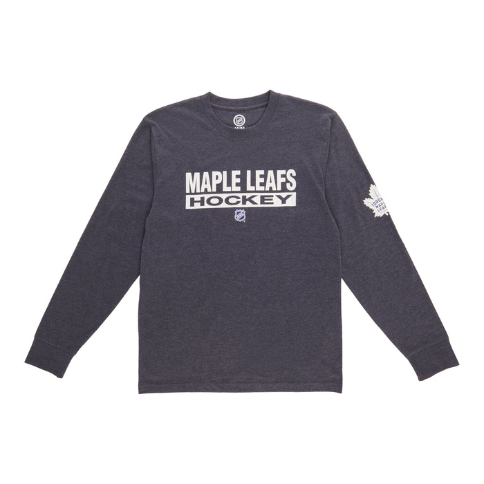 T-shirt à manches longues de la LNH pour hommes, Maple Leafs de Toronto