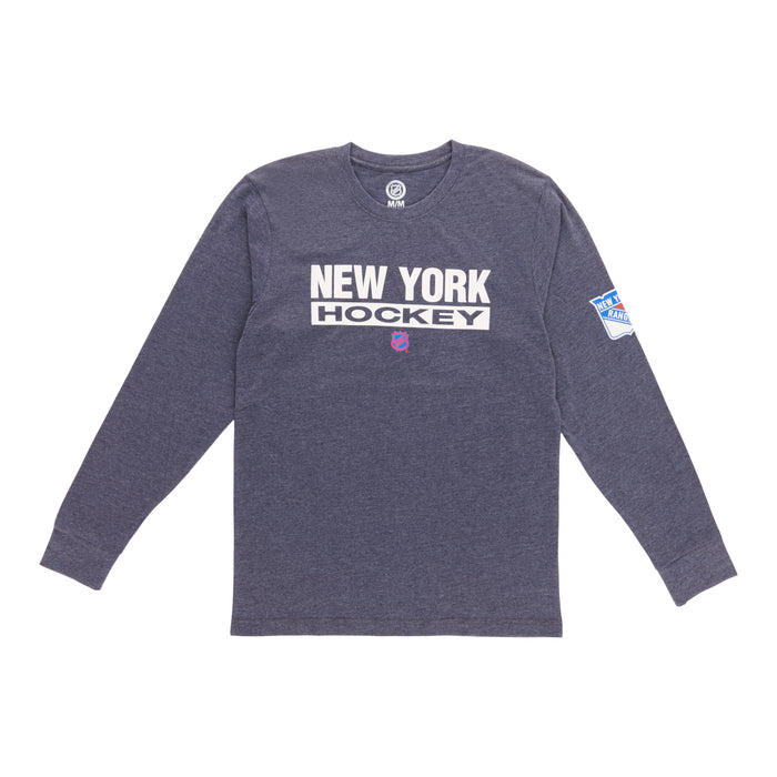 NHL Men's Licensed New York Rangers Long Sleeve T-Shirt