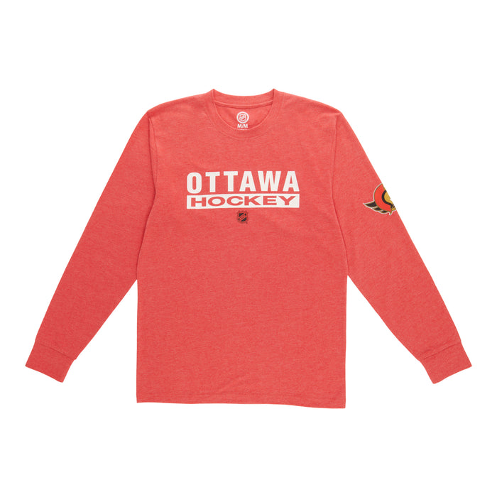 NHL Men's Licensed Ottawa Senators Long Sleeve T-Shirt