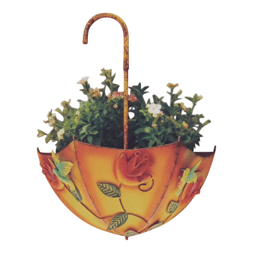 umbrella hanging planter HomeStyles Metal Umbrella Planter, 12-in x 15-in. – Giant Tiger