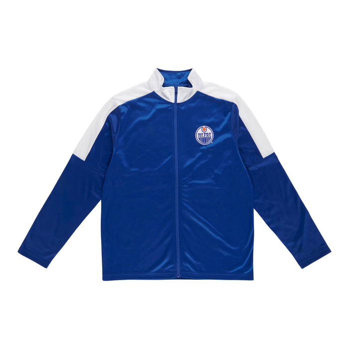 Veste en tricot des Oilers d'Edmonton de la LNH pour hommes
