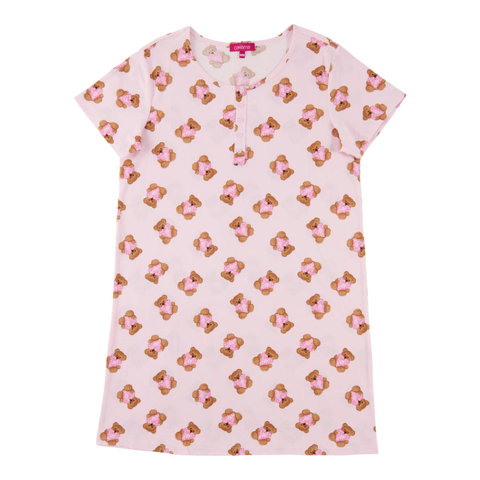 Chemise de nuit côtelée Maman et moi Carisma pour femmes