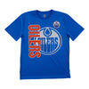 T-shirt à manches courtes de la LNH pour hommes, Oilers d'Edmonton