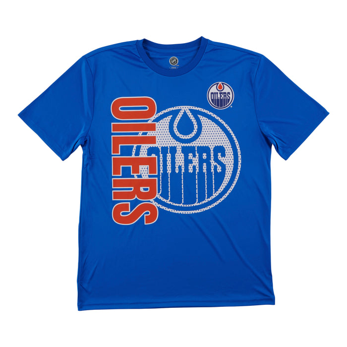 T-shirt à manches courtes de la LNH pour hommes, Oilers d'Edmonton