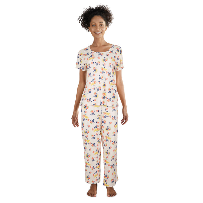 Carisma Women's Ribbed Capri Mom & Me PJ Set, 2-Piece