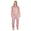 Carisma Women's Plus Ribbed Capri Mom & Me PJ Set, 2-Piece